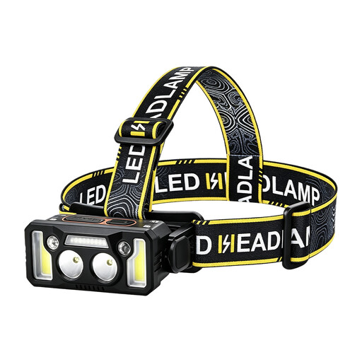 Rechargeable LED Headlamp with Sensor Function