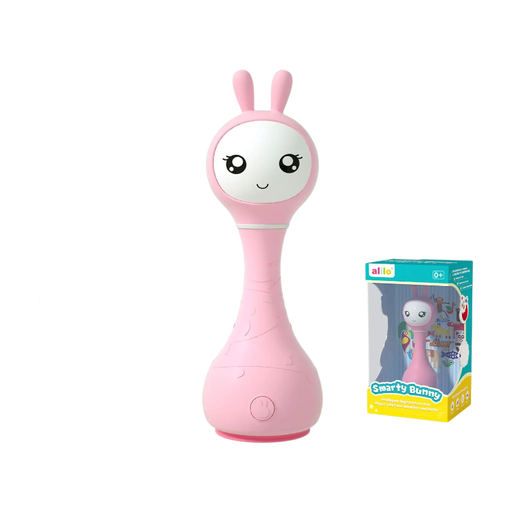 alilo Smarty Bunny Baby Rattle Musical Light Up Toys