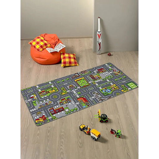 City Spielteppich mit Stra?enmotiv