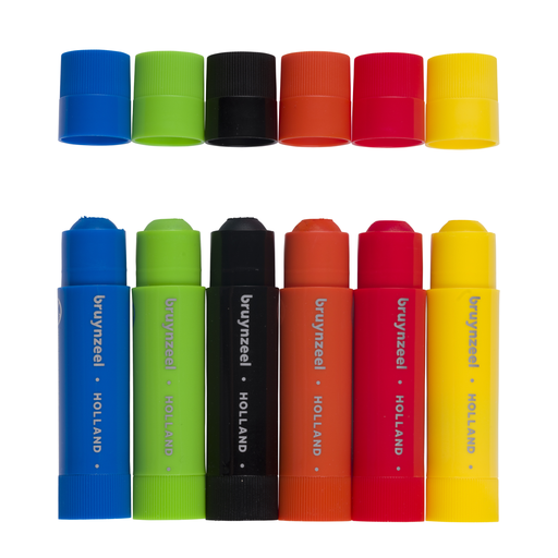 Bruynzeel Gouache Sticks – Basic set of 6 colours