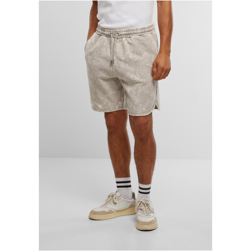 Urban Classics Washed Piped Shorts in the colour cloud