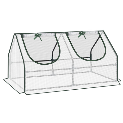 Woltu Foil Greenhouse Cold Frame, Small Greenhouse Balcony