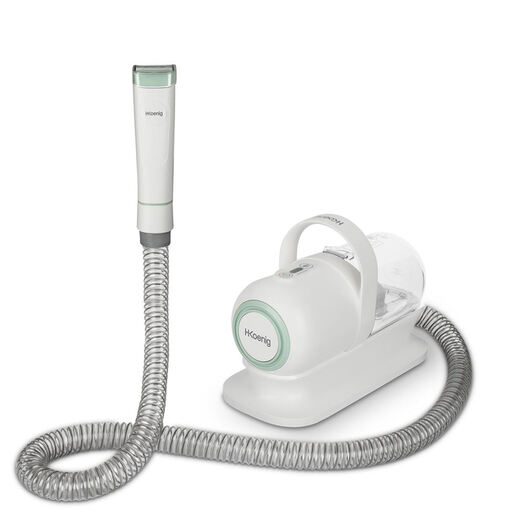 H.Koenig PAW400 300 W Handheld Vacuum Cleaner for Grooming Pets - White