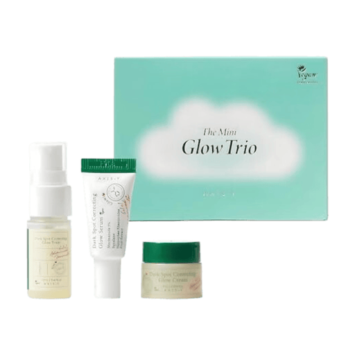 The Mini Glow Trio - Glow Serum 5ml + Glow Toner 12ml + Glow Cream 5ml