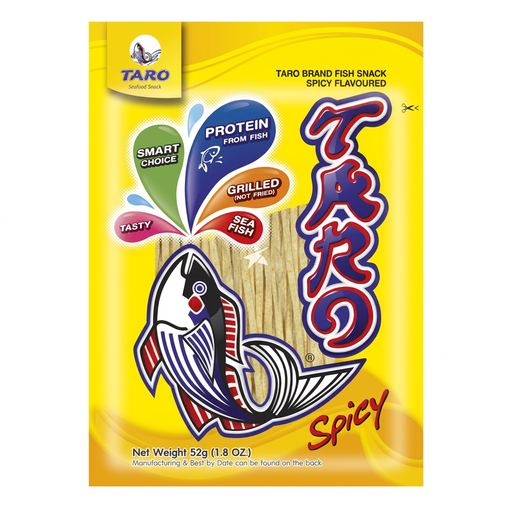 Taro Fish Snack Spicy Flavoured 52g