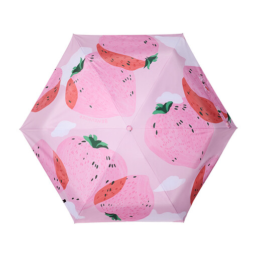 Beneunder BM527 Designer Umbrella, Strawberry Pattern