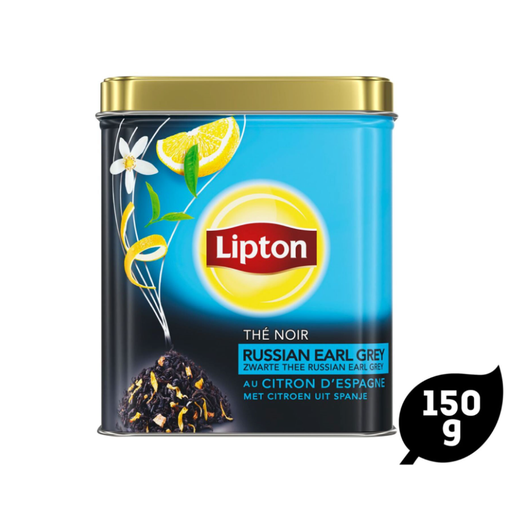 LIPTON Russian Earl Grey Loose Leaf Black Tea 150 g