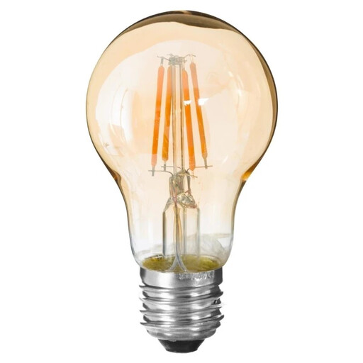 Atmosphera Standard A60 E27 straight filament LED bulb amber