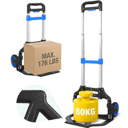 Sekey Aluminium Foldable Hand Truck – Lightweight with 80 kg capacity