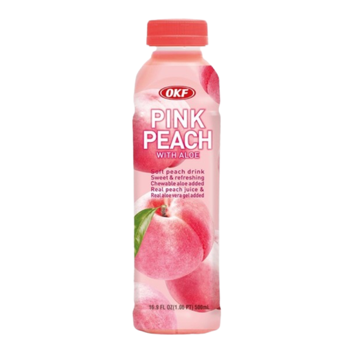 OKF Aloe Vera Drink Peach 500ml