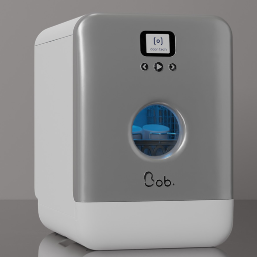 Bob compact 3-place-setting mini dishwasher, 34 cm