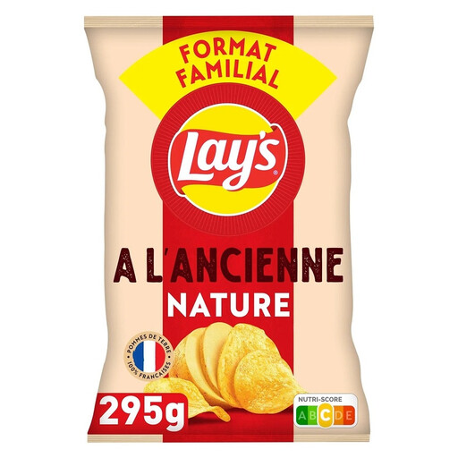 295 g family-size bag of LAY'S Old‑Recipe Style salted potato crisps