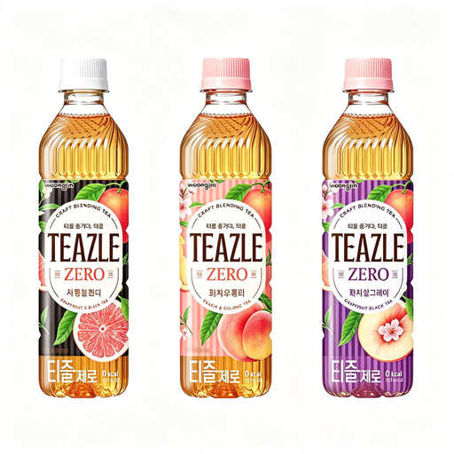 TEAZLE Zero Calorie Sugar Free Three Flavours Mix Pack