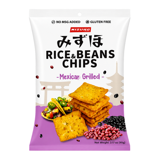 THAI-NICHI Rice & Bean Chip Mexican Grill 90g