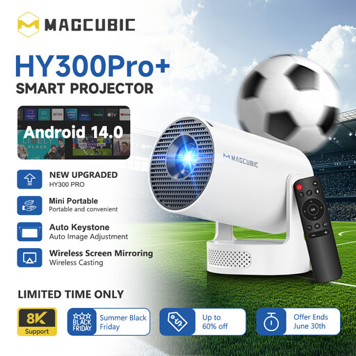 MAGCUBIC HY300Pro+ Mini Projector