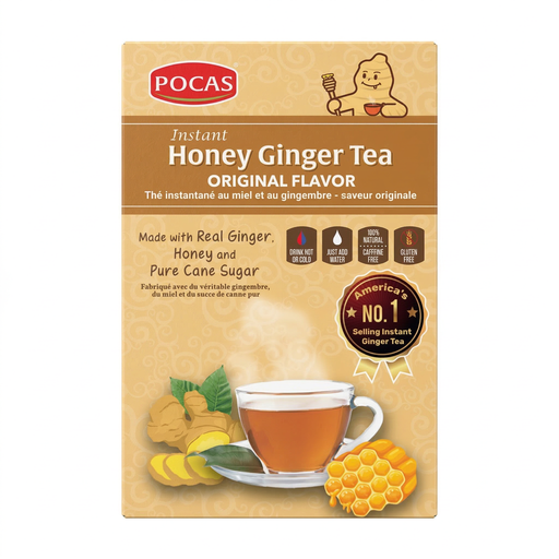 POCAS Instant Honey Ginger Tea Original Flavor 180g