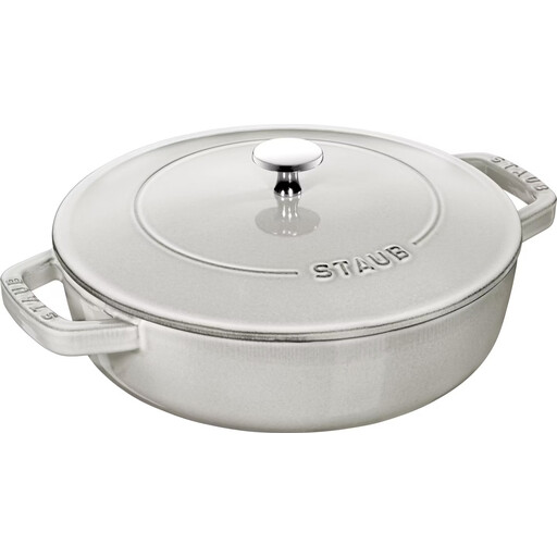 STAUB Braisers Schmortopf, 24 cm | White Truffle