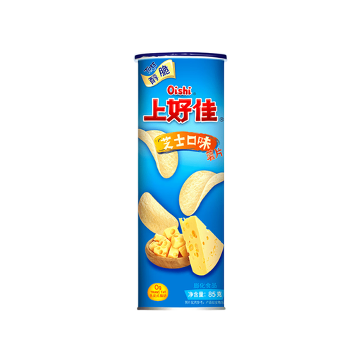 Oishi Crunchy Potato Chips (Cheese Flavor) Bucket 85 g