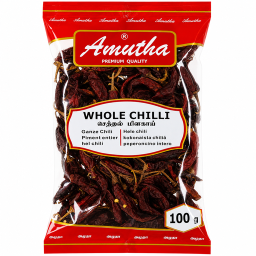Amutha Dried Chilli with Stem 250g