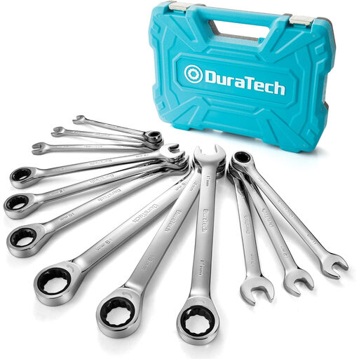 DURATECH 12-Piece Ratcheting Combination Wrench Set