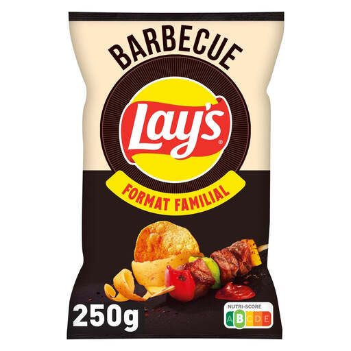 250 g bag of LAY'S BBQ Maxi crisps