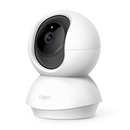 Tapo TC70 Pan/Tilt Indoor WiFi Camera, 1080p HD, Night Vision, Two-Way Audio, Motion Detection, White