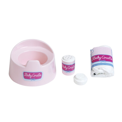 Theo Klein Baby Coralie – Doll potty with accessories
