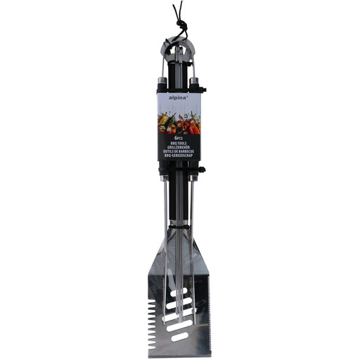 Alpina BBQ Tool Set – 6-Piece Barbecue Set