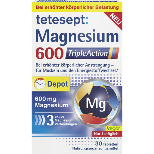 tetesept: Magnesium 600 Triple Action