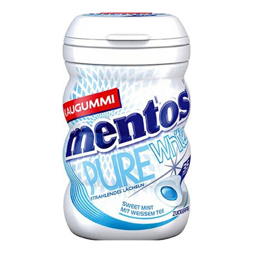 Mentos Gum Pure White Sweet Mint 35St