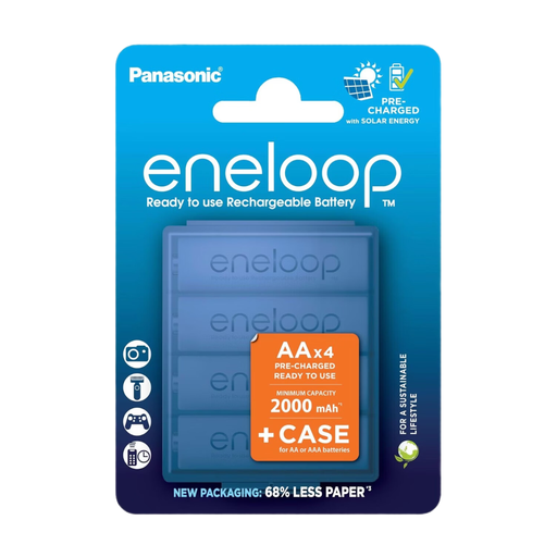 eneloop Akku NiMH, Mignon, AA, 2000mAh (4er-Pack)