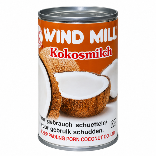 Wind Mill Coconut Milk, 165 ml tin