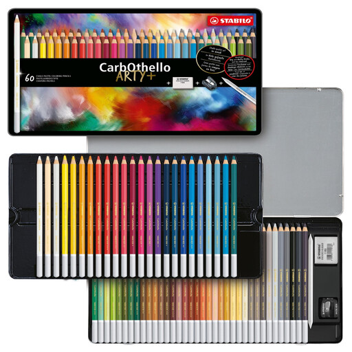 STABILO CarbOthello Pastel Chalk Pencils ARTY 60 colours