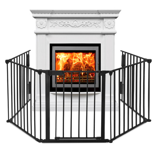 Pare-feu métallique LZQ Pets avec porte