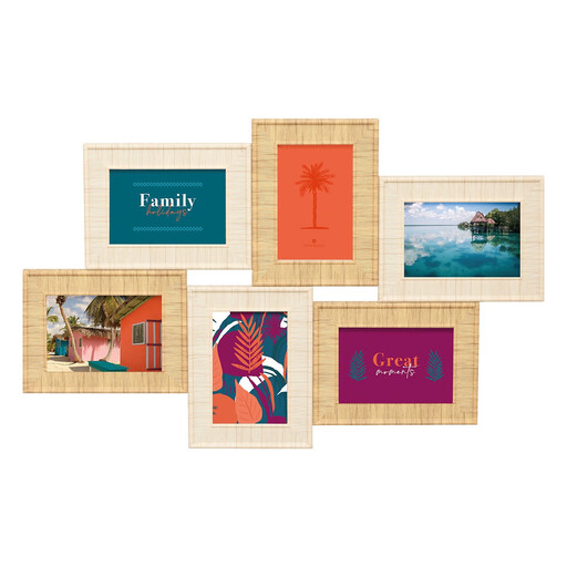 Atmosphera Collage Photo Frame - 6 Photos, 10 x 15 cm