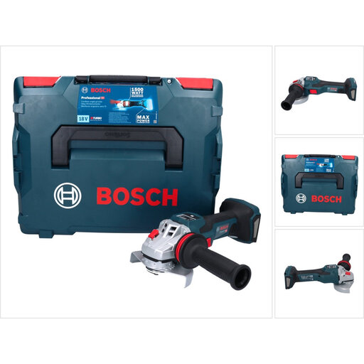 Bosch Cordless Angle Grinder - 18V, Black & Blue