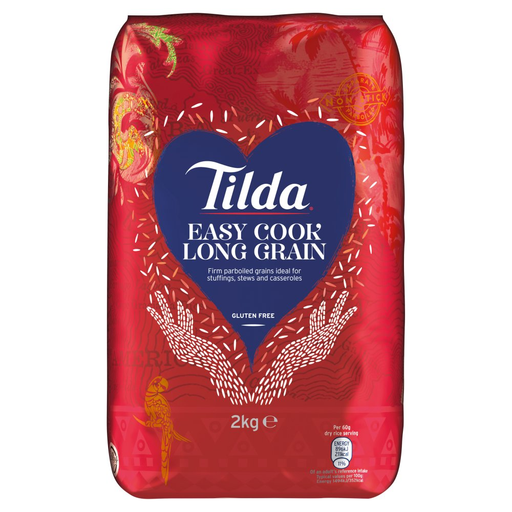 Tilda Easy Cook Long Grain Gluten Free Rice 2kg