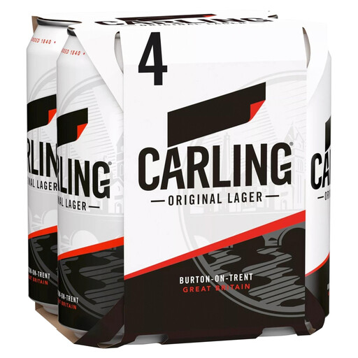 Carling Original Lager Beer 4 x 440 ml