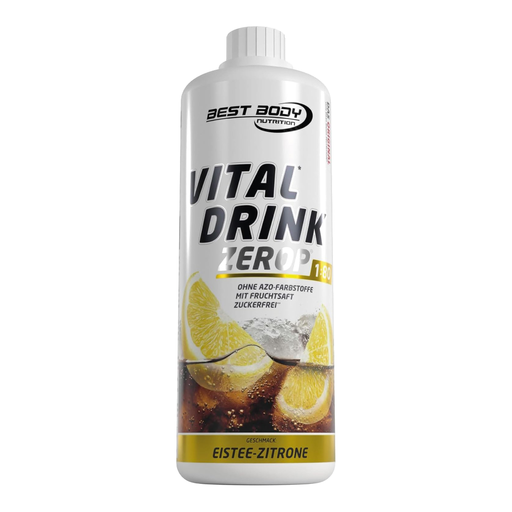Best Body Nutrition Vital Drink Zero - Iced Tea Lemon - 1000ml Bottle