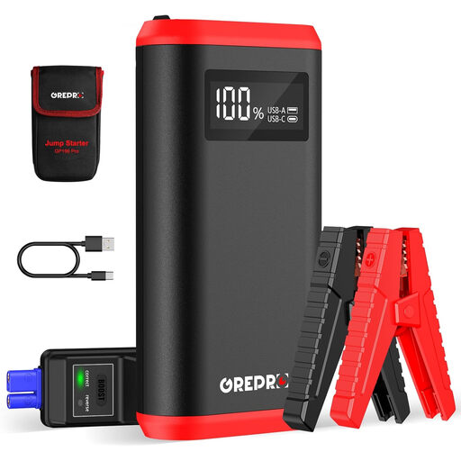 GREPRO 6000A Jump Starter Power Pack