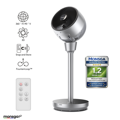 Monsga AC300 Pedestal Fan