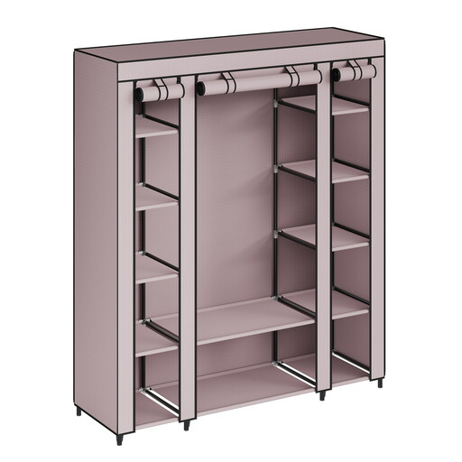 JOYFURNOS Armoire Penderie Portable en Tissu