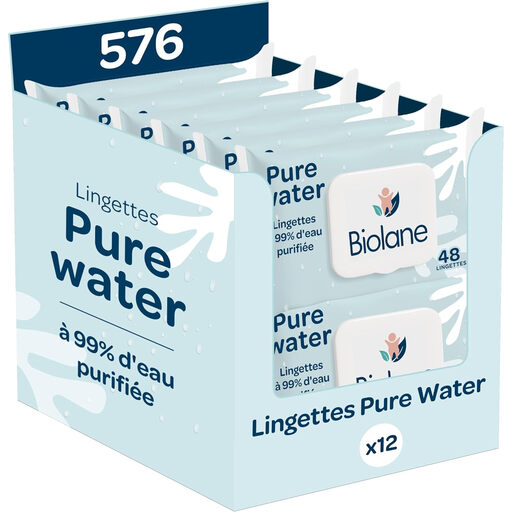 Biolane Pure Water, pack of 12
