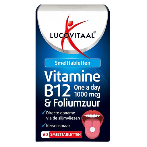 Lucovitaal Vitamine B12 & Foliumzuur Smelttabletten