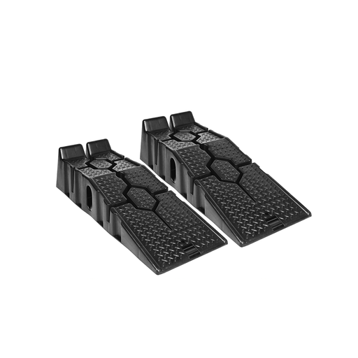 Jeu de 2 rampes de chargement noires pour voiture, capacité jusqu’à 2,5 tonnes, largeur de 330 mm, surface antidérapante, convient à tous types de sols