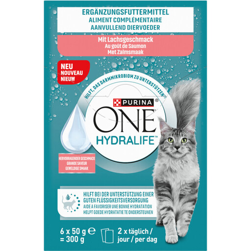 Purina One Hydralife Adult Cat Complementary Wet Food Salmon Flavor