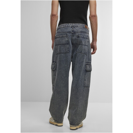 Urban Classics Tapered Heavy Ounce Baggy Cargo Jeans dirty washed 36