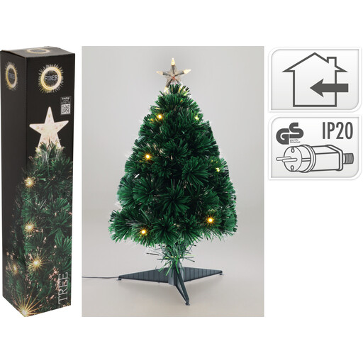 XMAS TREE 60CM FIBER OPTIC WW