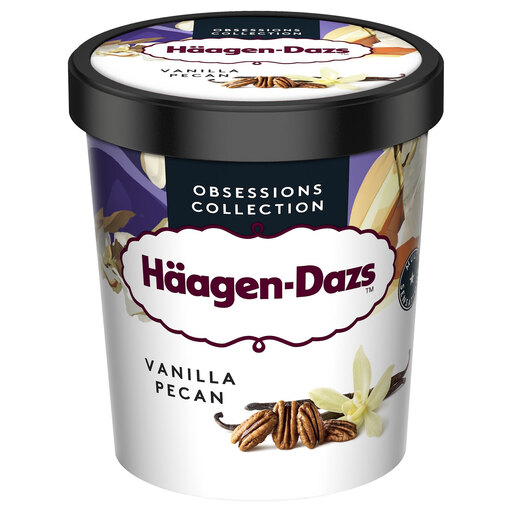 H?agen-Dazs Vanilla Pecan Ice Cream 400g
