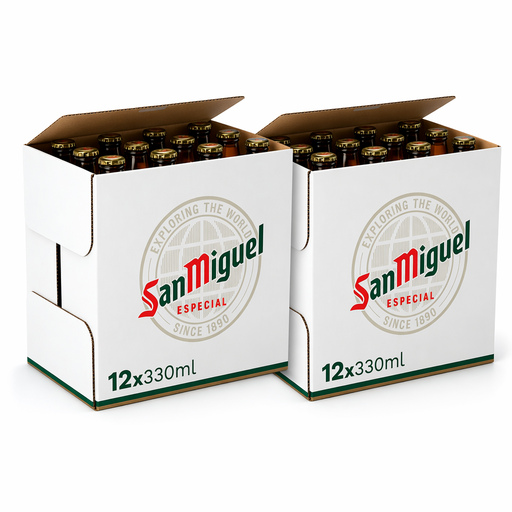 San Miguel Especial Premium Lager 12 x 330ml - 24 pack (12x2)